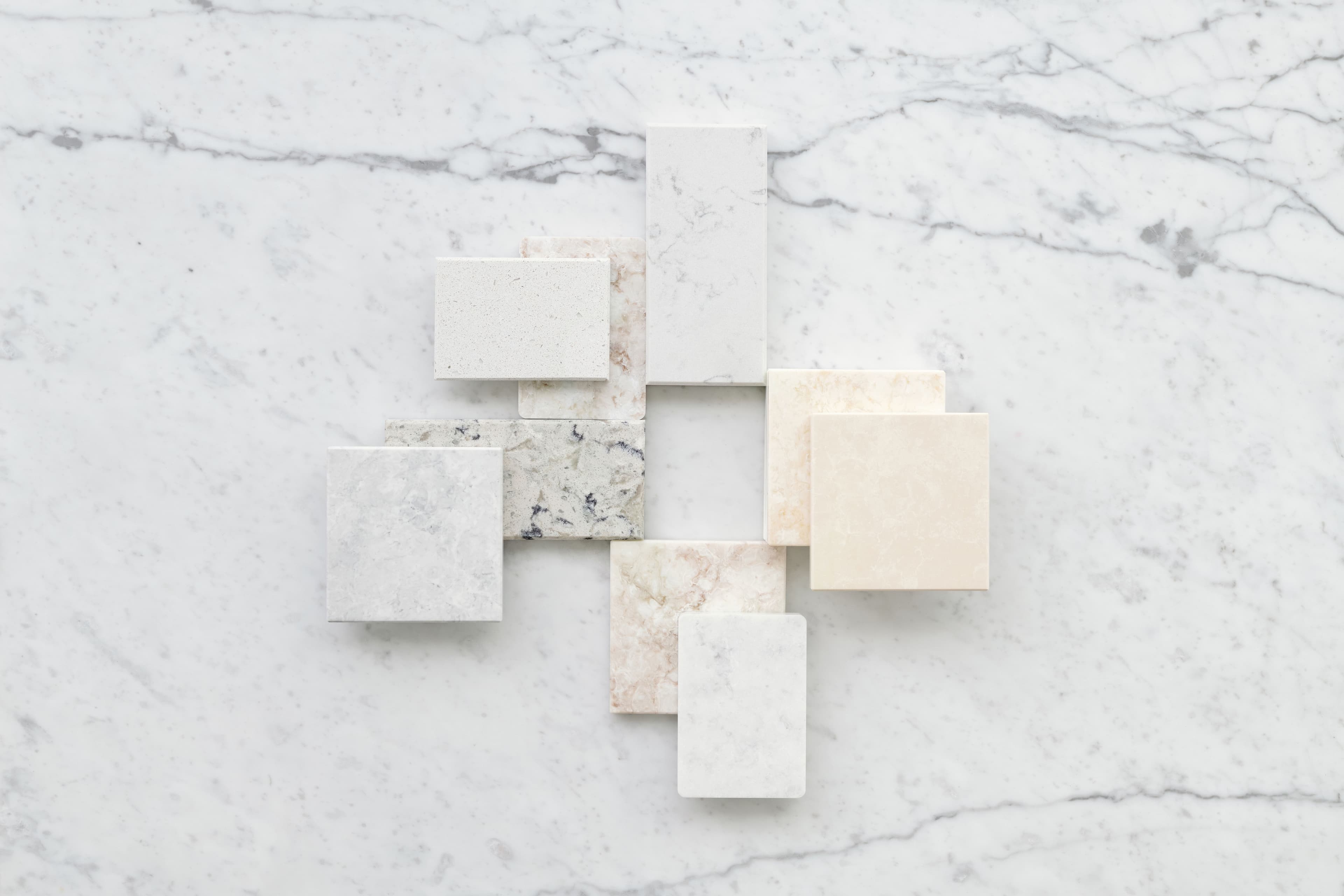 Silestone, Corian, Porcelain, and LG Viatera